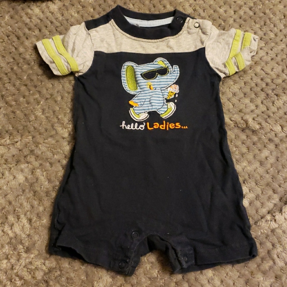 0-3 boys jumping beans body suit